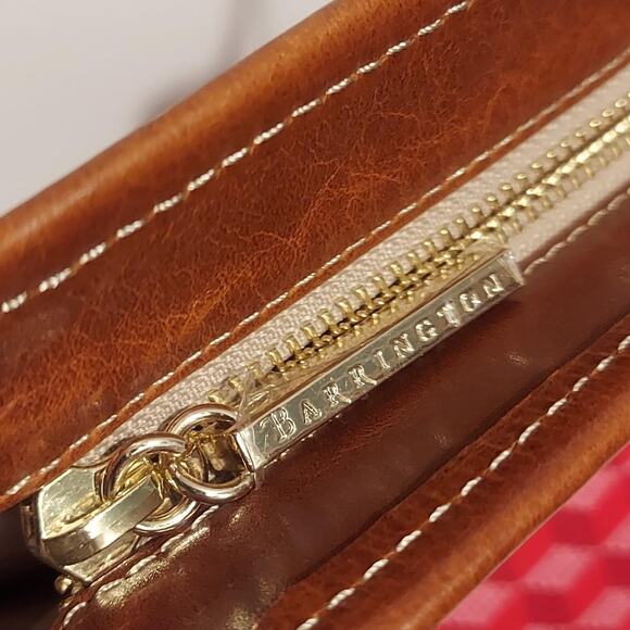 Barrington St. Anne Tote Women's Red White SFB Monogram Stripe Classic Bag NWOT - Picture 5 of 8